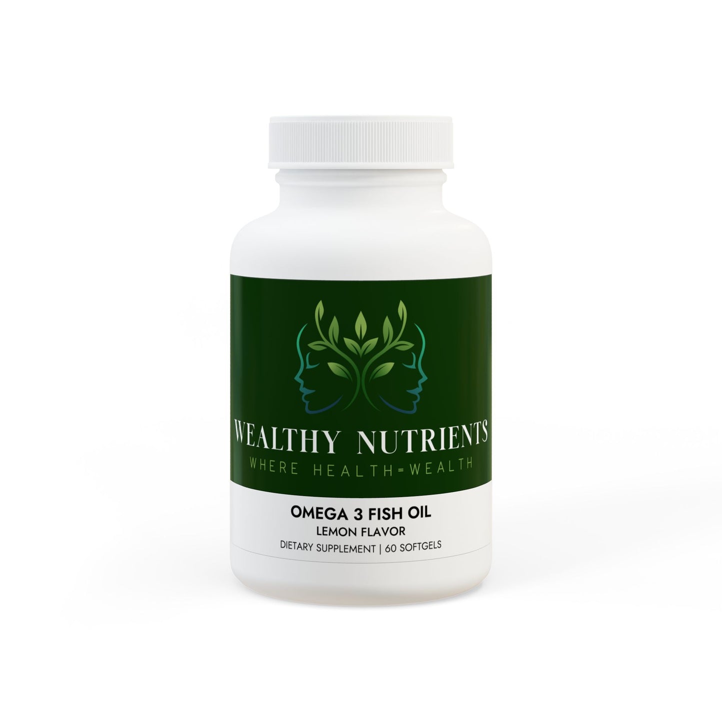 Omega 3 Fish Oil Supplement (60 Softgels)